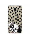 Funda para Samsung Galaxy J4 2018 Oficial de Disney Cachorro Manchas - 101 Dálmatas