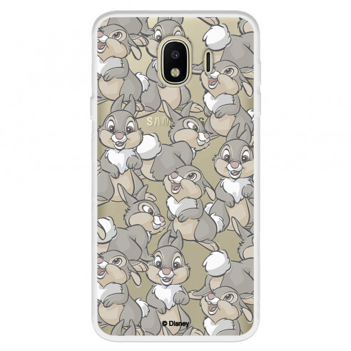 Funda para Samsung Galaxy J4 2018 Oficial de Disney Tambor Patrones - Bambi