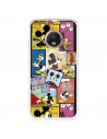 Funda para Motorola Moto G5 Plus Oficial de Disney Mickey Comic - Clásicos Disney