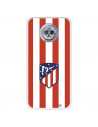 Funda para Motorola Moto G6 Plus del Atlético de Madrid Escudo Rojiblanco  - Licencia Oficial Atlético de Madrid