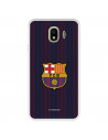 Funda para Samsung Galaxy J4 2018 del FC Barcelona Rayas Blaugrana  - Licencia Oficial FC Barcelona