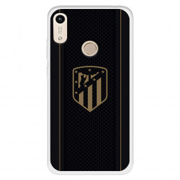 Funda para Huawei Y6 2019 del Atlético de Madrid Escudo Dorado Fondo Negro  - Licencia Oficial Atlético de Madrid