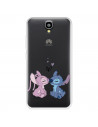 Funda para Huawei Y560 Oficial de Disney Angel & Stitch Beso - Lilo & Stitch