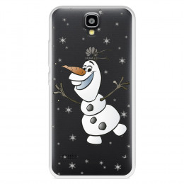 Funda para Huawei Y560 Oficial de Disney Olaf Transparente - Frozen