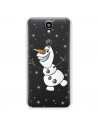 Funda para Huawei Y560 Oficial de Disney Olaf Transparente - Frozen