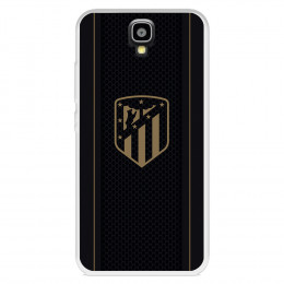 Funda para Huawei Y560 del Atlético de Madrid Escudo Dorado Fondo Negro  - Licencia Oficial Atlético de Madrid