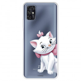 Funda para ZTE Blade V2020 Oficial de Disney Marie Silueta - Los Aristogatos