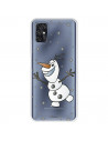 Funda para ZTE Blade V2020 Oficial de Disney Olaf Transparente - Frozen