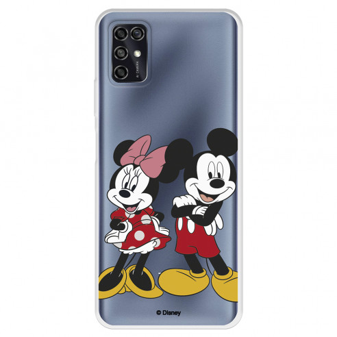 Funda para ZTE Blade V2020 Oficial de Disney Mickey y Minnie Posando - Clásicos Disney