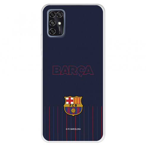 Funda para ZTE Blade V2020 del FC Barcelona Barsa Fondo Azul  - Licencia Oficial FC Barcelona