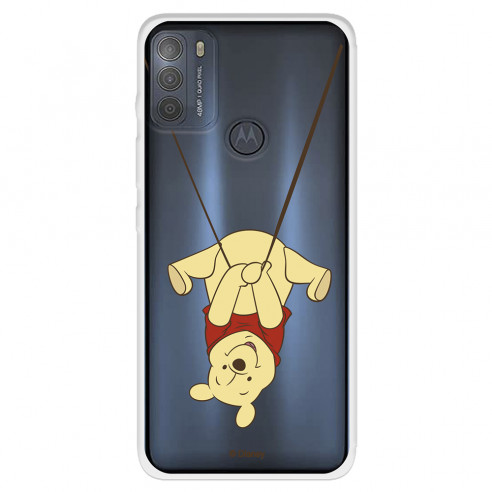 Funda para Motorola Moto G50 5G Oficial de Disney Winnie  Columpio - Winnie The Pooh