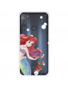 Funda para Motorola Moto G50 5G Oficial de Disney Ariel y Sebastián Burbujas - La Sirenita