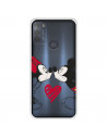 Funda para Motorola Moto G50 5G Oficial de Disney Mickey y Minnie Beso - Clásicos Disney