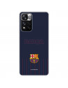 Funda para Xiaomi Redmi Note 11S 4G del FC Barcelona Barsa Fondo Azul  - Licencia Oficial FC Barcelona