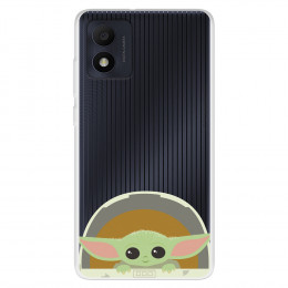 Funda para Alcatel 1B 2022 Oficial de Star Wars Baby Yoda Sonrisas - The Mandalorian