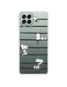 Funda para Samsung Galaxy M33 5G Oficial de Peanuts Snoopy rayas - Snoopy