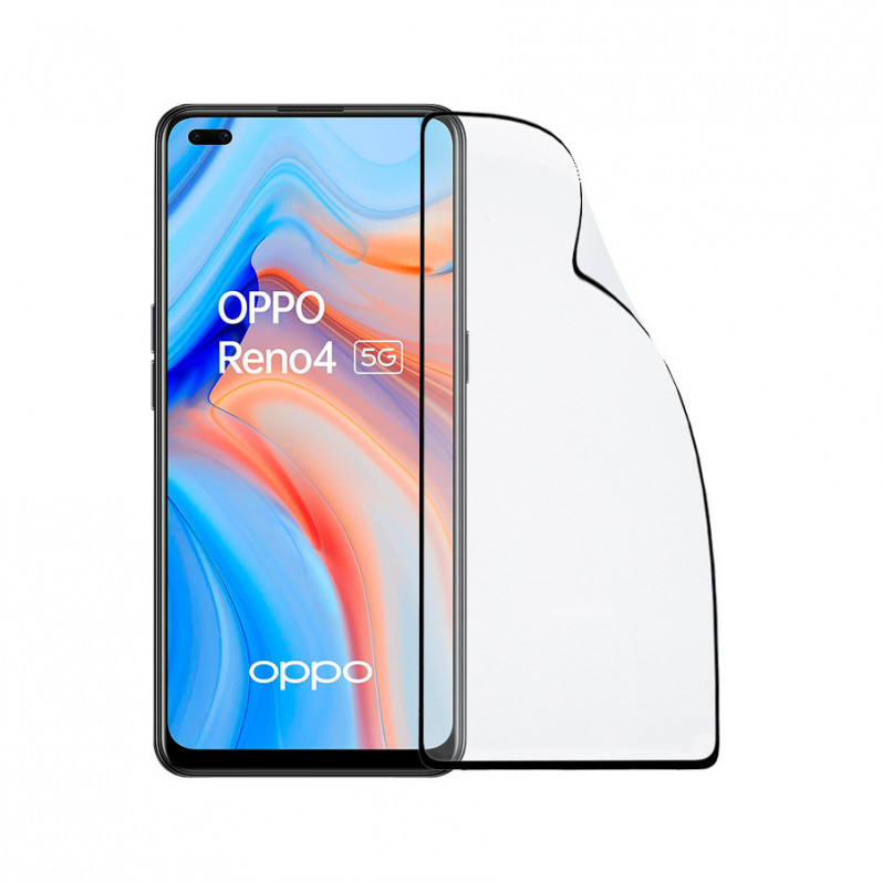 Cristal Templado Completo Irrompible para Oppo Reno4 5G