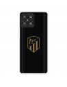 Funda para Huawei Honor X8 del Atlético de Madrid Escudo Dorado Fondo Negro  - Licencia Oficial Atlético de Madrid