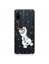 Funda para Oppo A53s Oficial de Disney Olaf Transparente - Frozen