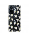 Funda para Oppo Reno8 Lite 5G Oficial de Disney Chip Potts Siluetas - La Bella y la Bestia