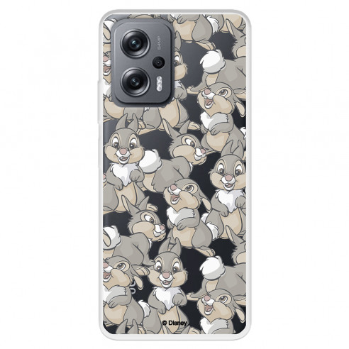 Funda para Xiaomi Poco X4 GT Oficial de Disney Tambor Patrones - Bambi