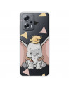 Funda para Xiaomi Poco X4 GT Oficial de Disney Dumbo Silueta Transparente - Dumbo