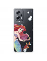 Funda para Xiaomi Poco X4 GT Oficial de Disney Ariel y Sebastián Burbujas - La Sirenita