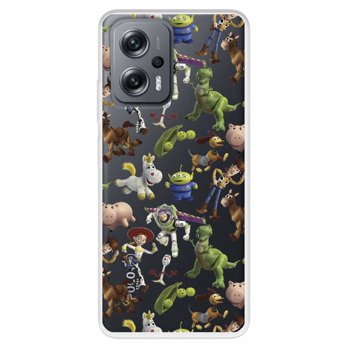 Funda para Xiaomi Poco X4 GT Oficial de Disney Muñecos Toy Story Siluetas - Toy Story