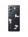 Funda para Xiaomi Poco X4 GT Oficial de Peanuts Snoopy rayas - Snoopy