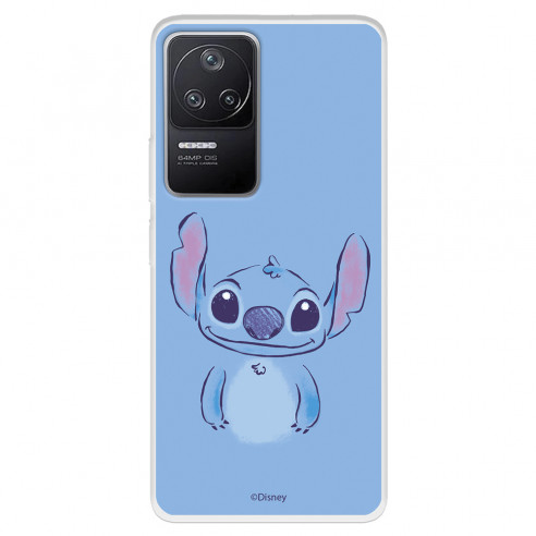 Funda para Xiaomi Poco F4 5G Oficial de Disney Stitch Azul - Lilo & Stitch