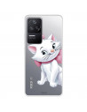 Funda para Xiaomi Poco F4 5G Oficial de Disney Marie Silueta - Los Aristogatos