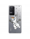 Funda para Xiaomi Poco F4 5G Oficial de Disney Olaf Transparente - Frozen