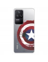 Funda para Xiaomi Poco F4 5G Oficial de Marvel Capitán América Escudo Transparente - Marvel