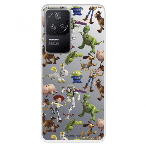 Funda para Xiaomi Poco F4 5G Oficial de Disney Muñecos Toy Story Siluetas - Toy Story