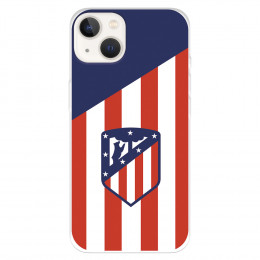 Funda para Iphone 14 del Atlético de Madrid Escudo Fondo Atletico  - Licencia Oficial Atlético de Madrid