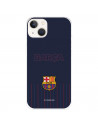 Funda para Iphone 14 del FC Barcelona Barsa Fondo Azul  - Licencia Oficial FC Barcelona