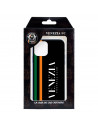 Funda para IPhone 14 Max del Venezia Football Club Fondo Negro y Rayas  - Licencia Oficial Venezia Football Club