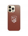 Funda para IPhone 14 Pro del Atlético de Madrid Escudo Plateado Fondo  - Licencia Oficial Atlético de Madrid