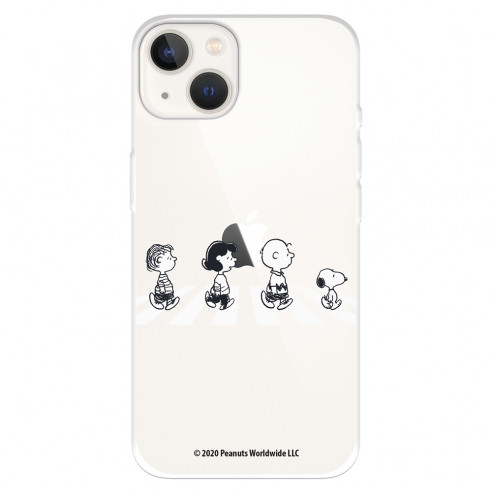 Funda para IPhone 14 Oficial de Peanuts Personajes Peatones - Snoopy