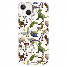 Funda para IPhone 14 Oficial de Disney Muñecos Toy Story Siluetas - Toy Story