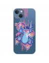 Funda para IPhone 14 Max Oficial de Disney Stitch Graffiti - Lilo & Stitch