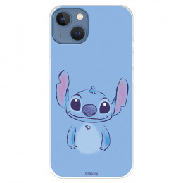 Funda para IPhone 14 Max Oficial de Disney Stitch Azul - Lilo & Stitch