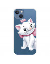 Funda para IPhone 14 Max Oficial de Disney Marie Silueta - Los Aristogatos