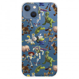 Funda para IPhone 14 Max Oficial de Disney Muñecos Toy Story Siluetas - Toy Story