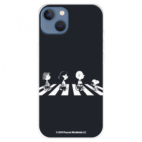 Funda para IPhone 14 Max Oficial de Peanuts Personajes Beatles - Snoopy