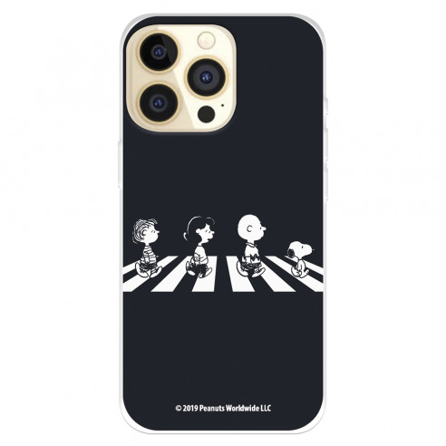 Funda para IPhone 14 Pro Oficial de Peanuts Personajes Beatles - Snoopy