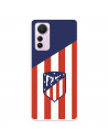 Funda para Xiaomi Mi 12 Lite 5G del Atlético de Madrid Escudo Fondo Atletico  - Licencia Oficial Atlético de Madrid