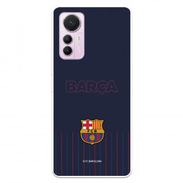 Funda para Xiaomi Mi 12 Lite 5G del FC Barcelona Barsa Fondo Azul  - Licencia Oficial FC Barcelona