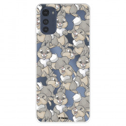 Funda para Motorola Moto E32 Oficial de Disney Tambor Patrones - Bambi