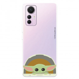 Funda para Xiaomi Mi 12 Lite 5G Oficial de Star Wars Baby Yoda Sonrisas - The Mandalorian